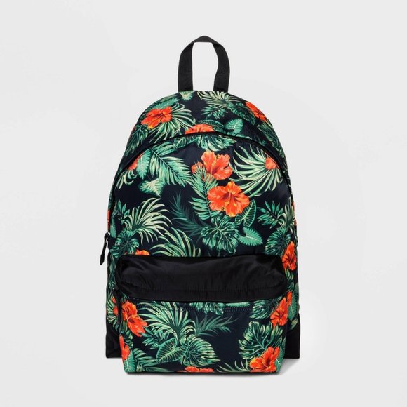mens floral backpack